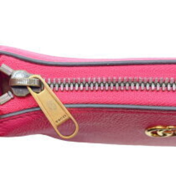 Gucci GG Marmont Aphrodite Shoulder Bag Pink Leather Handbag - Picture 11 of 11